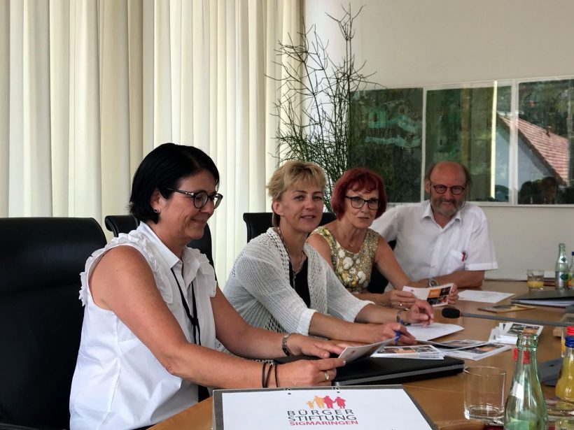 Bürgerstiftung Sigmaringen informiert den Gemeinderat am 18. Juli 2018